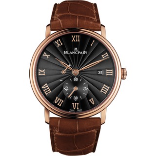 Replica Blancpain Watch Replica Villeret Ultra-Slim Power Reserve Red Gold 6606-3630-55B